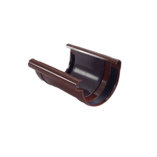 З'єднувач ринви 130 мм (RAL 8017)