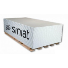 Гипсокартон стеновой SINIAT SMART 12,5X1200X3000 (3,6м2)