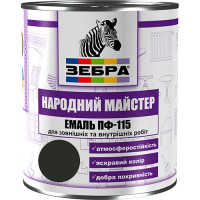 Емаль ПФ-115 ТМ "Народный мастер" 559 хакі 0,9 кг Емаль ПФ-115 ТМ "Народный мастер" 559 хакі 0,9 кг