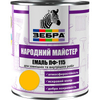 Емаль ПФ-115 ТМ "Народный мастер" 555 золотий соняшник 2,8 кг Емаль ПФ-115 ТМ "Народный мастер" 555 золотий соняшник 2,8 кг