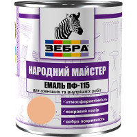 Емаль ПФ-115 ТМ "Народный мастер" 514 суха глина 0,9 кг Емаль ПФ-115 ТМ "Народный мастер" 514 суха глина 0,9 кг