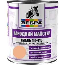 Емаль ПФ-115 ТМ "Народный мастер" 514 суха глина 0,9 кг