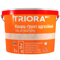 Кварц-грунт адгезионный под штукатурку TRIORA 10л