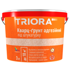 Кварц-грунт адгезионный под штукатурку TRIORA 10л