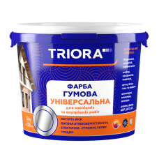 Фарба гумова TM TRIORA графітова RAL 7024 12 кг
