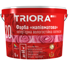 Краска полуматовая интерьерная влагостойкая латексная TM TRIORA №20 10л