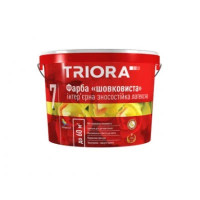 Фарба акрилова шовковиста зносостійка латексна ТМ TRIORA №7 1л Фарба акрилова шовковиста зносостійка латексна ТМ TRIORA №7 1л