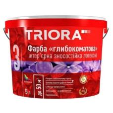 Краска глубокоматовая интерьерная латексная TRIORA №3 10л