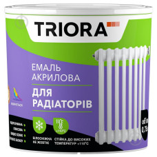 Емаль для радіаторів білий глянець 0.4 л TM TRIORA