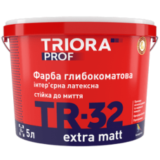 Краска глубокоматовая интерьерная Triora TR-32 Extra Matt 10 л
