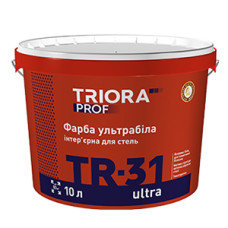 Краска ультрабелая интерьерная для потолков TR-31 ultra 10л TM TRIORA