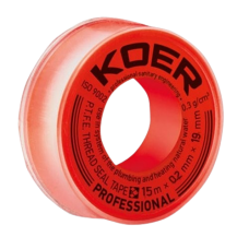 ФУМ лента для воды Koer STP-11 PRO 15M x 0.2mm x 19mm