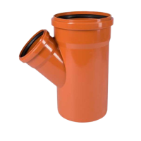 Тройник Ostendorf KG 200/160×45° ПВХ Тройник Ostendorf KG 200/160×45° ПВХ