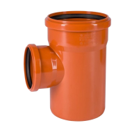 Тройник Ostendorf KG 250/200×87° ПВХ Тройник Ostendorf KG 250/200×87° ПВХ