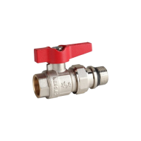 Кран шаровой с американкой Ду 25 (1") прямой бабочка (ASG) Кран шаровой с американкой Ду 25 (1") прямой бабочка (ASG)