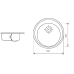 Кухонная мойка Zerix ZS-510R-03 черная Кухонная мойка Zerix ZS-510R-03 черная
