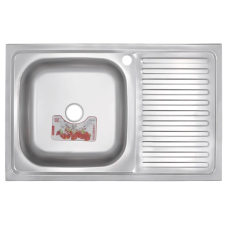Кухонная мойка накладная Zerix Z8050L-06-160E (Satin)