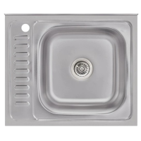 Мойка для кухни накладная Brinex 6050-R Satin 0,6 мм левое крыло Мойка для кухни накладная Brinex 6050-R Satin 0,6 мм левое крыло
