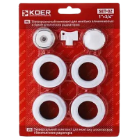 Комплект пробок 3/4"×1" для алюминиевых, биметаллических и чугунных радиаторов Комплект пробок 3/4"×1" для алюминиевых, биметаллических и чугунных радиаторов