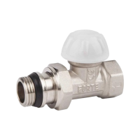Кран радіаторний SD Forte Powerful SF231W15 1/2" прямий з антипротіканням