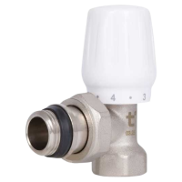 Кран радиаторный SD Plus SD228W15 1/2" ВН угловой с системой антипротекания Кран радиаторный SD Plus SD228W15 1/2" ВН угловой с системой антипротекания
