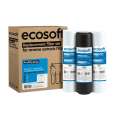 Комплект картриджей Ecosoft 1-2-3 для фильтров обратного осмоса Комплект картриджей Ecosoft 1-2-3 для фильтров обратного осмоса