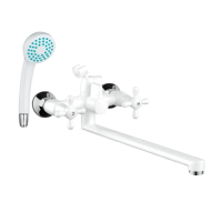 Смеситель для ванны Plamix Sirius-140 White Смеситель для ванны Plamix Sirius-140 White