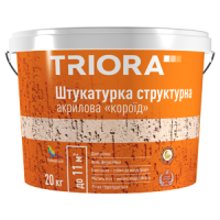Штукатурка структурна акрилова короїд 1-1,5мм TRIORA 20 кг