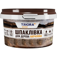 Шпаклевка для дерева акриловая TRIORA дуб 0,4кг Шпаклевка для дерева акриловая TRIORA дуб 0,4кг