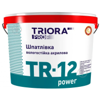 Шпаклевка TRIORA TR-12 power влагостойкая 16 кг Шпаклевка TRIORA TR-12 power влагостойкая 16 кг