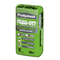 Штукатурка цементно-известковая ПЦШ-017 POLIPLAST 25 кг