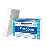 Пенопласт EPS-30 EUROBUD (плотность 9 кг/м3)  1000х500х20 / цена за 1шт. 