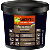 Будівельний клей для покриттів на підлогу "Ультра Лип" ТМ LACRYSIL (6 кг) Будівельний клей для покриттів на підлогу "Ультра Лип" ТМ LACRYSIL (6 кг)