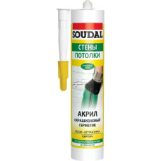 Герметик акриловый белый 280 мл ТМ SOUDAL