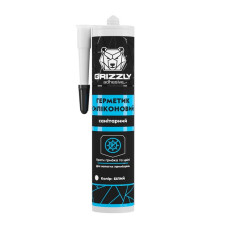 Герметик силиконовый санитарный GRIZZLY adhesive 280 мл белый