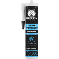 Герметик силиконовый санитарный GRIZZLY adhesive 280 мл прозрачный Герметик силиконовый санитарный GRIZZLY adhesive 280 мл прозрачный