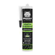 Герметик силиконовый универсальный GRIZZLY adhesive 280 мл белый