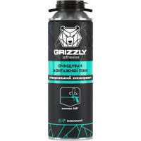 Очищувач монтажної піни, універсальний знежир. в аер.пак. 500мл ТМ GRIZZLY Очищувач монтажної піни, універсальний знежир. в аер.пак. 500мл ТМ GRIZZLY