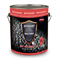 МАСТИКА БИТУМНО-КАУЧУКОВАЯ ДЛЯ ФУНДАМЕНТА BITUGUM (5кг)