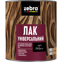 Лак универсальный глянцевый TM ZEBRA бесцветный 2,1л Лак универсальный глянцевый TM ZEBRA бесцветный 2,1л