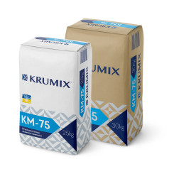 Штукатурка гипсовая КМ-75 для машинного нанесения ТМ Krumix 30кг