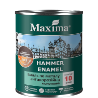 Эмаль молотковая 3в1 ТМ " Maxima " (2,3л)