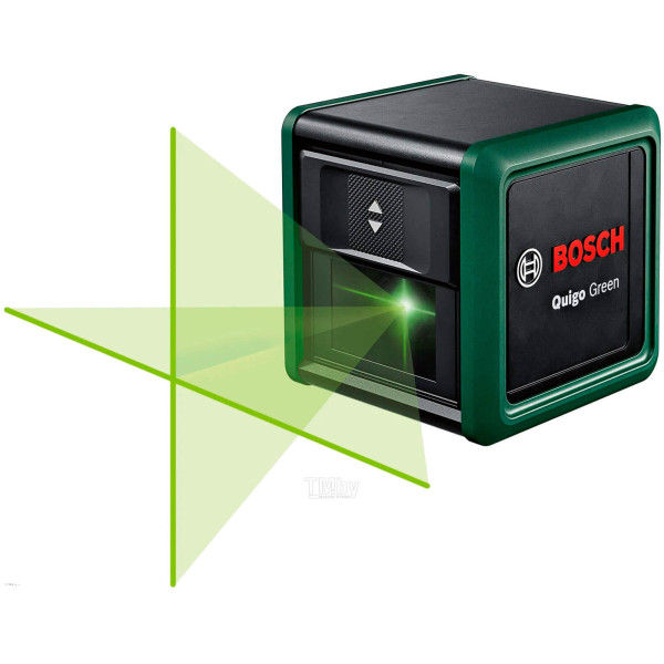 Лазерний нівелір Bosch Quigo Green з тримачем MM 2 та адаптером Лазерний нівелір Bosch Quigo Green з тримачем MM 2 та адаптером